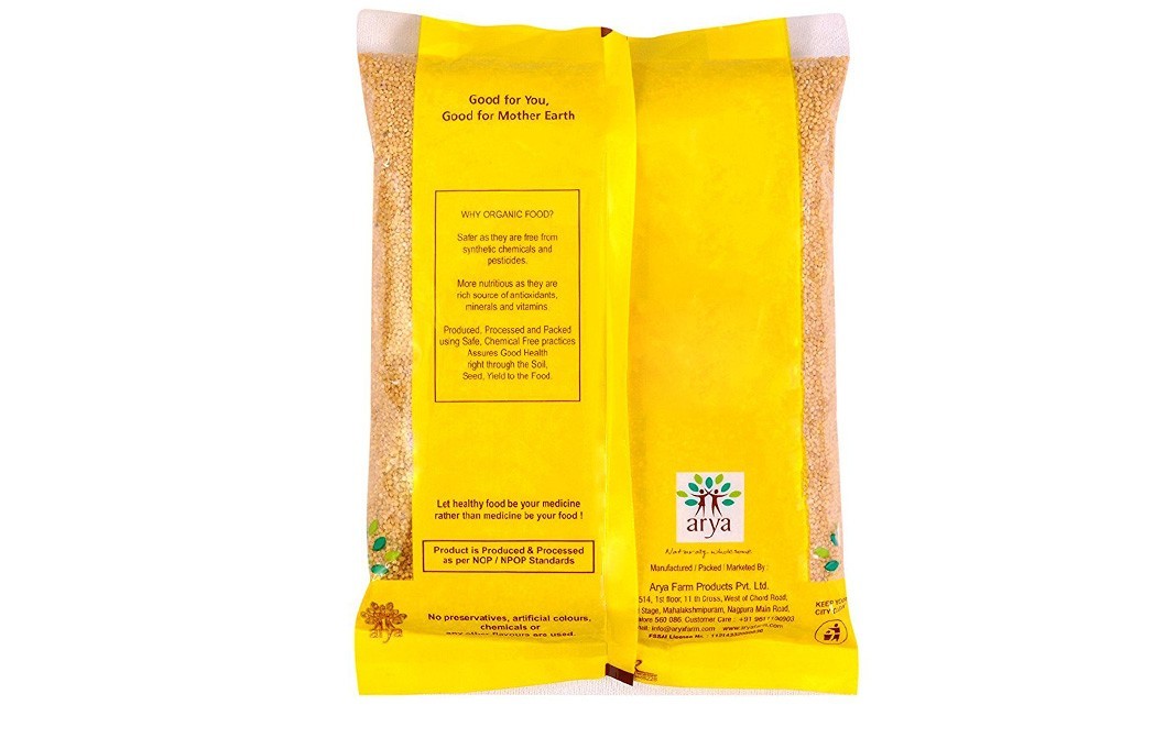 Arya Organic Fox Tail Millet (Navane)   Pack  500 grams